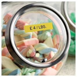 Dymo D1 S0720580 Etiquetas Autoadhesivas Negro sobre Amarillo 12 mm x 7 m