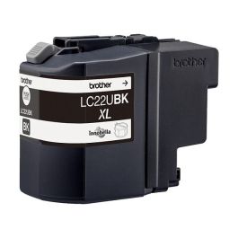Brother LC22UBK Tinta Negra XL Alto Rendimiento Pigmento 2400 Páginas Original Pack Individual para DCP-J785DW MFC-J985DW