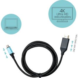 Cable USB-C a HDMI i-Tec C31CBLHDMI60HZ2M Negro 2 m 4K Ultra HD