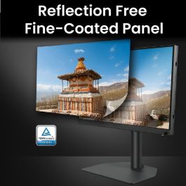 BenQ SW242Q Monitor para Fotógrafos 24.1" IPS 2K 2560x1600, 99% Adobe RGB, 98% P3, USB-C 90W, Calibración Hardware, Ref. 9H.LLVLA.TBE