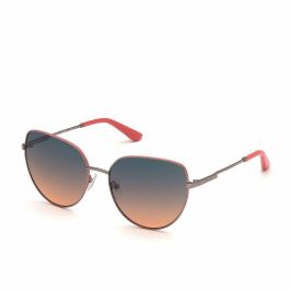 Guess Gafas GU7784 08B Gafas de Sol para Mujer Montura Metálica Gunmetal Cristales Ahumados 140mm