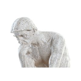 DKD Home Decor Figura de Hombre Moderno en Resina Color Beige, 11 x 25 x 12 cm