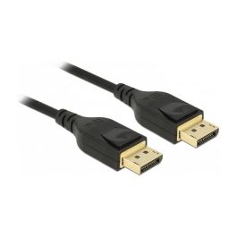 DeLOCK Cable DisplayPort 8K 60 Hz Certificado DP 8K 85660, Velocidad 32,4 Gbit/s, 2 Metros