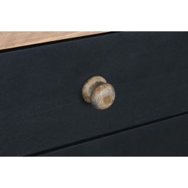 Aparador DKD Home Decor 177 x 38 x 75 cm Natural Negro Madera Aparador DKD Home Decor 177 x 38 x 75 cm Natural Negro Madera