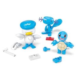 Mega Bloks Equipo De Entrenador De Agua Pokemon JCT42 Mega con Squirtle, Magikarp, Shellder y Quaxly +6 años