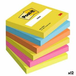 Bloc de Notas Post-it 76 x 76 mm Multicolor 100 Hojas (12 Unidades) Precio: 128.58999967. SKU: S8426207