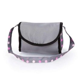 Reig Set de Cuidados para Muñeca Bebé, Juego de 11 Piezas Accesorios Rosa/Gris para Fomentar el Juego de Rol en Niños de 3+ Años