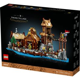 LEGO Ideas 21343 Poblado Vikingo, Juego de Construcción para Adultos con 2103 Piezas, Maqueta para Construir, Modelo para Decoración