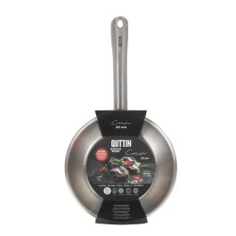 Quttin Sarten Acero Inoxidable 20 cm 0.7 mm Caesar (6 Unidades)