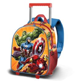 Mochila 3D con Ruedas Pequeña Attack Marvel Los Vengadores Rojo Precio: 41.019. SKU: B1JCB62NGD