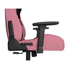 GENESIS Silla Gaming PC Nitro 720, Negra y Rosa, Ajustable, Respaldo y Reposabrazos 3D, Cojines Lumbar y Cervical, Tejido Transpirable, Soporta 150kg