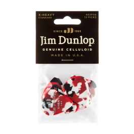 Dunlop Púas Genuine Celluloid Confetti X Heavy - Pack 12 Unidades