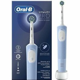 Oral-B VITALITY PRO AZUL Cepillo de Dientes Eléctrico Recargable con 3 Modos (Limpieza Diaria, Sensible, Sensible Plus) - 1 Unidad