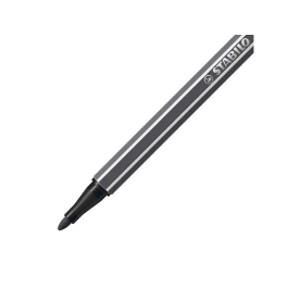 Stabilo Pen 68 Rotulador Acuarelable Gris Azulado Intenso, Punta Gruesa 1mm, Tinta Base Agua