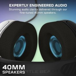 Turtle Beach TBS-8003-05 Auriculares con Cable para Juegos Airlite Fit, Licencia Oficial Nintendo Switch, Blanco y Negro