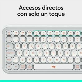 Logitech Teclado Pop Icon Keys Inalambrico, Personalizable, Doble Impresion Windows/Mac, Easy-Switch