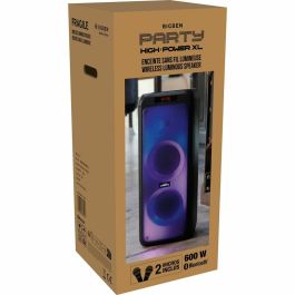 Bigben Party AUC3499550387223 Altavoz Portátil con Bluetooth, USB, Micro SD y 2 Micrófonos - Tamaño XL