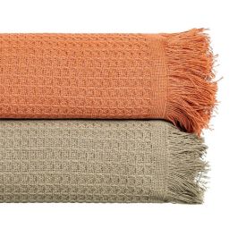 Colcha Panal Teja Algodón Textil/Hogar 200 X 260 cm