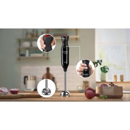 Bosch MS6CB6110 ErgoMixx Batidora de mano 1000 W 12 velocidades + turbo con vaso de batidora Negra