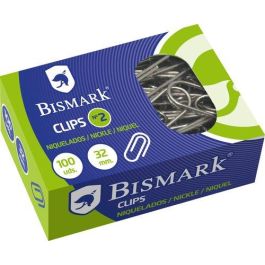 Bismark Clips Niquelados Nº2 32 mm - Caja de 100 Unidades Precio: 0.49999983. SKU: B1HAC2D5BB