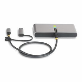 Cable USB Startech 5G2A1SGBB-USB-C-HUB Gris Cable USB Startech 5G2A1SGBB-USB-C-HUB Gris