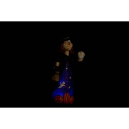 DKD Home Decor Figura Decorativa Bruja Halloween LED Resina Negro Lila 11.5 x 25 x 11.5 cm (2 Unidades) DKD Home Decor Figura Decorativa Bruja Halloween LED Resina Negro Lila 11.5 x 25 x 11.5 cm (2 Unidades)