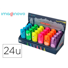 Imaginovo Rotulador Fluorescente Safari Glow Neon Animales y Clip Surtidos para Resaltar Notas Precio: 19.9771. SKU: B18XWTGFHE