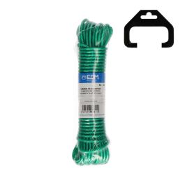 Edm Cuerda de plástico revestido PVC para tendedero, cercados e industria, 3.8 mm x 10 m, Verde Precio: 2.50000036. SKU: S7903536