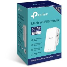 TP-Link RE335 Repetidor de Red Wi-Fi 5 AC1200 Doble Banda 1167 Mbps con Puerto Ethernet Blanco