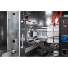 Digitus 4HE 19" Soporte para Carril DIN 4U Acero Galvanizado Plata