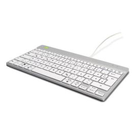 R-Go Tools Ergonomic keyboard R-Go Compact Break, compact keyboard with break software, QWERTZ (DE), wired, white R-Go Tools Ergonomic keyboard R-Go Compact Break, compact keyboard with break software, QWERTZ (DE), wired, white