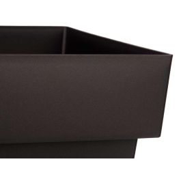 Maceta Cuadrada Antracita con Reserva de Agua 40 cm - Ibergarden (6 Unidades) Maceta Cuadrada Antracita con Reserva de Agua 40 cm - Ibergarden (6 Unidades)