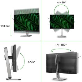 Philips 27B2G5601 Monitor 27 Pulgadas Quad HD IPS HDMI DP USB-C