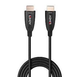 Lindy Cable HDMI Híbrido Fibra Óptica 10m 8K60 48Gbps para Proyector/Pantalla HDMI 2.1 con eARC