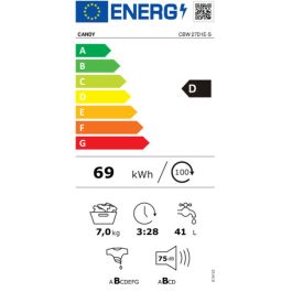 Lavadora Candy CBW 27D1E-S 60 cm 1200 rpm 7 kg