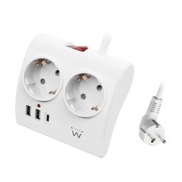 Ewent Regleta EW3870 2 Tomas Schuko, 2 USB-A y 1 USB-C con Carga Rápida, Interruptor, Protección Niños, 1.5m Precio: 19.94999963. SKU: B1FYT89P4D