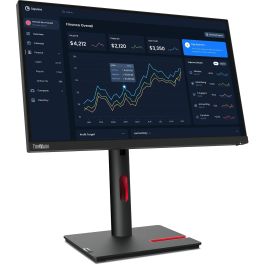 Lenovo ThinkVision T22i-30 Monitor IPS 21.5" Full HD 1920x1080, Sin Bordes, Ergonómico, Baja Luz Azul TÜV