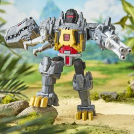 Hasbro HASG07485L0 Transformers Cyberworld Grimlock Bite and Battle, figura de 9 pulgadas, a partir de 6 años