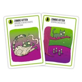 Exploding Kittens Zombie Kittens | Juego de Cartas, Edición Independiente y Compatible | Español, 2-5 Jugadores, +7 años, 15 min Exploding Kittens Zombie Kittens | Juego de Cartas, Edición Independiente y Compatible | Español, 2-5 Jugadores, +7 años, 15 min