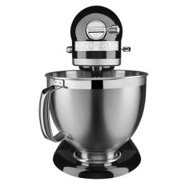KitchenAid Robot de cocina Artisan 5KSM185PSEOB 4,8L Negro Batir, Amasar, Mezclar