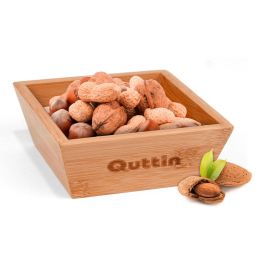 Bol para Aperitivos Quttin Bambú 16 x 16 x 5 cm (12 Unidades) Bol para Aperitivos Quttin Bambú 16 x 16 x 5 cm (12 Unidades)