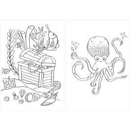 Pelikan Libro de manualidades Upcycling con pegatinas. Meereswelt A4