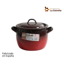 Olla Abombada con Tapa 16 cm - 3L "Fuego" La Estrella (4 Unidades) Precio: 66.89000032. SKU: B1GTXM3QB6
