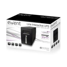 Ewent EW3946 UPS Línea Interactiva 600 VA 360 W 1 Salida AC