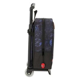 Safta Mochila con Carro 232+805 Spider-Man "Attack" 22x27x10cm