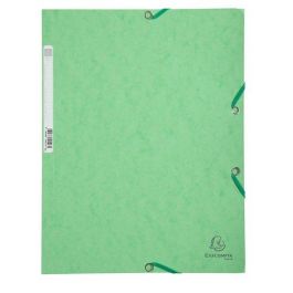 Carpeta De Gomas Y Solapas Exacompta Autentica Cartulina Lustrada A4 Con Etiqueta Verde Claro Precio: 1.9929305. SKU: B12VGN8MGR