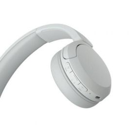 Sony Auriculares Inalámbricos WH-CH520 con Micrófono Bluetooth 5.2 Blancos Hasta 50 Horas Batería