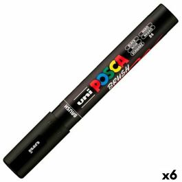 Marcador BRUSH POSCA PC-5BR Negro (6 Unidades) Precio: 20.69000054. SKU: B1DEF2RFEL