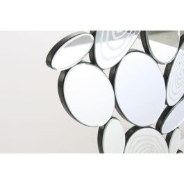 DKD Home Decor Espejo Moderno de Pared de 120 cm Alto x 60 cm Ancho, Marco de Cristal, Madera y Metal