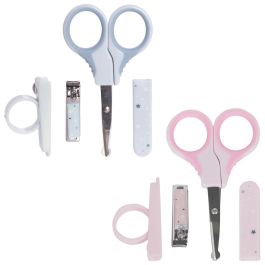 Tom et Zoe Juego De Manicura Bebé Surtido con Cortauñas, Tijeras y Funda